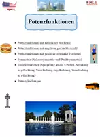 Vorschau - Arbeitsblätter - Materialpaket Potenzfunktionen - Deckblatt