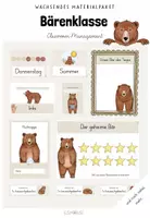Vorschau - Mal- und Bastelvorlagen - Wachsendes Materialpaket: Bärenklasse (Kl.1-4) - Deckblatt