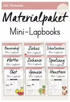 Vorschau - Arbeitsblätter - Materialpaket: Mini-Falthefte (Wortschatz: DaZ) - Deckblatt