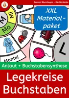 Vorschau - Arbeitsblätter - Legekreise Buchstaben und Buchstabensynthese - Wachsendes Materialpaket - Deckblatt