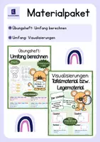 Vorschau - Unterrichtsreihen - Materialpaket: Der Umfang (Übungsheft + Visualisierungen) - Deckblatt