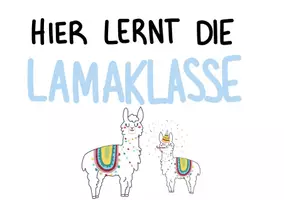 Vorschau - Anderer Materialtyp - Materialpaket Lamaklasse - Deckblatt