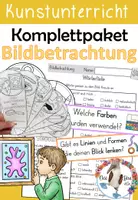 Vorschau - Unterrichtsreihen - Komplettpaket - Kunst - Bildbetrachtung / Bildvermittlung - Deckblatt