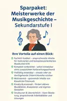 Vorschau - Unterrichtsreihen - Sparpaket: Meisterwerke der Musikgeschichte – Sekundarstufe I - Deckblatt