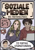 Vorschau - Stundenentwürfe - Soziale Medien Klasse 5 Klasse 6 Klasse 7 - Deckblatt