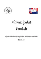Vorschau - Arbeitsblätter - Materialpaket Russisch/Русский язык- Spiele für den Anfangsunterricht - A1 - Deckblatt