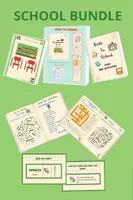 Vista previa - Hojas de trabajo - SCHOOL BUNDLE - Portada