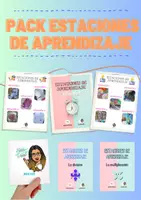 Vista previa - Unidades / Secuencias / Situaciones de Aprendizaje - Pack Estaciones de Aprendizaje - Portada