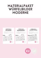 Vorschau - Spiele - Materialpaket Würfelbilder Moderne - Deckblatt