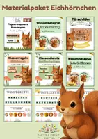 Vorschau - Poster - Materialpaket Eichhörnchen für den Schulstart - Deckblatt