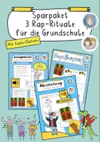 Vorschau - Stundenentwürfe - Sparpaket Musik Rap Rituale, Grundschule, Musikunterricht & fachfremd unterrichten, Begrüßung & Abschied - Deckblatt