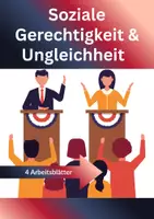 Vorschau - Arbeitsblätter - Materialpaket Soziale Gerechtigkeit & Ungleichheit 👩🏫 Armut, Reichtum, Bildungschancen und Migration - Deckblatt