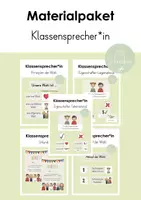 Vorschau - Präsentationen/Tafelbilder - Materialpaket Klassensprecher/Klassensprecherin - Deckblatt