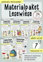 Vorschau - Arbeitsblätter - Wachsendes Materialpaket I Lesewiese I Kl. 1+2 - Deckblatt