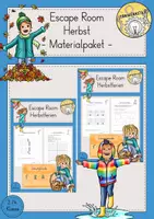 Vorschau - Arbeitsblätter - Herbst - Escape Room - Mathematik - Deckblatt