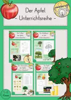 Vorschau - Stundenentwürfe - Apfel Unterrichtsreihe Materialpaket - Deckblatt