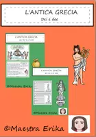 anteprima - Esercizi - "Dei e dee dell'antica Grecia" raccolta di materiale - Pagina di copertina
