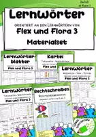 Vorschau - Arbeitsblätter - Materialpaket "Lernwörter - orientiert an Flex und Flora 3" (Neuauflage) - Deckblatt