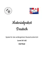 Vorschau - Stundenentwürfe - Materialpaket DaF DaZ - Spiele für den Anfangsunterricht - A1-A2 - Deckblatt