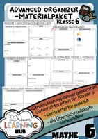 Vorschau - Poster - ADVANCED ORGANIZER & MERKPLAKATE (Klasse 6) - Materialpaket (Mathe) - Deckblatt