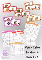 Vorschau - Arbeitsblätter - Materialpaket - Vocabulaire Rallye - dis donc! 6 - Unité 1 - 6 - Deckblatt