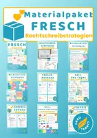 Vorschau - Arbeitsblätter - Materialpaket Rechtschreibstrategien FRESCH - Deckblatt