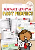 Vorschau - Arbeitsblätter - Grammatik Materialpaket | Past Perfect | mit Übungen Past Perfect vs. Simple Past | Klasse 7–10 - Deckblatt
