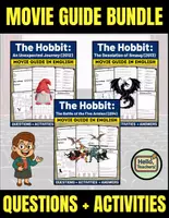 Vorschau - Arbeitsblätter - Movie Guide BUNDLE: The Hobbit: An Unexpected Journey (2012), The Hobbit: The Desolation of Smaug (2013), The Hobbit: The Battle of the Five Armies" (2014) - Deckblatt