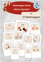 Vorschau - Arbeitsblätter - 17 Klettmappen (TEACCH-Mappen) zum Herbst - Deckblatt