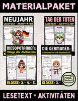 Vorschau - Stundenentwürfe - Materialpaket : Lesetexte, Aktivitäten und Rätsel für die Klassen 3–5 - Deckblatt