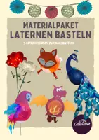 Vorschau - Mal- und Bastelvorlagen - Materialpaket: 5 Laternen für Sankt Martin I Laternenumzug - Deckblatt
