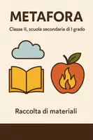 anteprima - Esercizi - Raccolta di materiali italiano: Metafora - Pagina di copertina