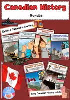 Vorschau - Arbeitsblätter - Canadian History Materialpaket: Indigenous , WW2, modern canada - Deckblatt