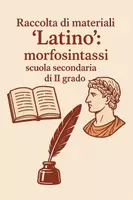 anteprima - Schede informative - Raccolta di materiali 'Latino': morfosintassi - Pagina di copertina