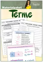 Vorschau - Arbeitsblätter - Materialpaket Terme - Deckblatt