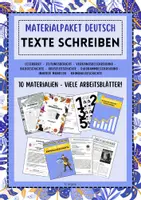 Vorschau - Stundenentwürfe - Wachsendes Materialpaket! Verschiedene Textsorten verfassen - Deckblatt