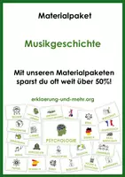 Vorschau - Unterrichtsreihen - Musikgeschichte (Paket mit Arbeitsheften, Präsentationen & interaktiven Übungen) - Deckblatt