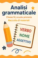 anteprima - Esercizi - Raccolta di materiali di italiano: Analisi grammaticale - Pagina di copertina