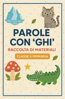 anteprima - Esercizi - Raccolta di materiali: parole con "ghi" - Pagina di copertina