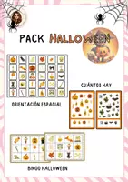 Vista previa - Hojas de trabajo - Pack HALLOWEEN - Portada