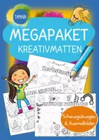 Vorschau - Spiele - Megapaket - Schwungübungen Vorschule - Kreativmatten "Grundschule & Kindergarten" - Schwungübungen - malen & zeichnen | Vorschule | Schwungübungen Klasse 1 | Kindergarten - Deckblatt