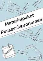 Vorschau - Arbeitsblätter - Possessivpronomen - DaZ - Tafelmaterial+Arbeitsblätter - Paket - Deckblatt