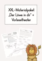 Vorschau - Unterrichtsreihen - Materialpaket "Der Löwe in dir" + Vorlesetheater - Deckblatt