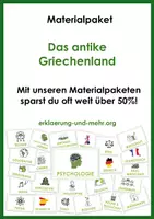 Vorschau - Stundenentwürfe - Das antike Griechenland (großes Materialpaket) - Deckblatt