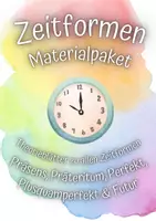 Vorschau - Poster - Materialpaket: Zeitformen Theorieblätter - Deckblatt