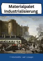 Vorschau - Arbeitsblätter - Materialpalet Industrialisierung 📦 Geschichte Sek 1 - Deckblatt