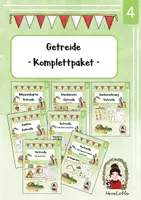 Vorschau - Mal- und Bastelvorlagen - Materialpaket Getreide - Deckblatt