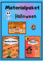 Vorschau - Arbeitsblätter - Materialpaket - Halloween - Deckblatt