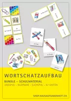 Vorschau - Spiele - Wortschatzaufbau (DaZ) – Bundle – Schulmaterial - Deckblatt