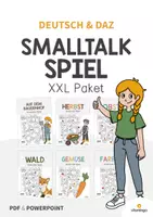 Vorschau - Spiele - Smalltalk-Spiel: XXL Materialpaket für den DaZ- / DaF- bzw. Deutschunterricht - Deckblatt